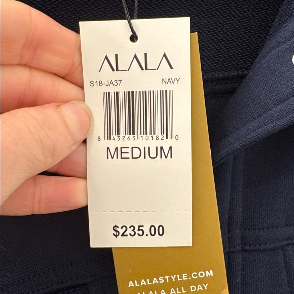 ALALA zephyr jacket. Navy. Size M. NWT - Picture 6 of 7